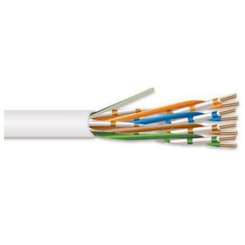 General Cable GenSPEED® 6000 Enhanced 7133901 Pull-Pac® II Type CMR Cat 6 Riser Cable, 23 AWG Annealed Bare Solid Copper Conductor, 1000 ft L